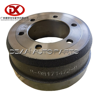 중형 전동 브레이크 드럼 8981714720 8 98171472 0 Isuzu NQR90 4HK1